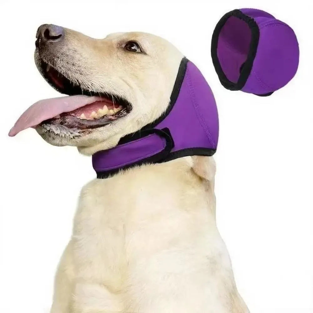Dog Calming Earmuffs: Noise-Reducing Ear Covers for Fireworks, Thunderstorms & Grooming