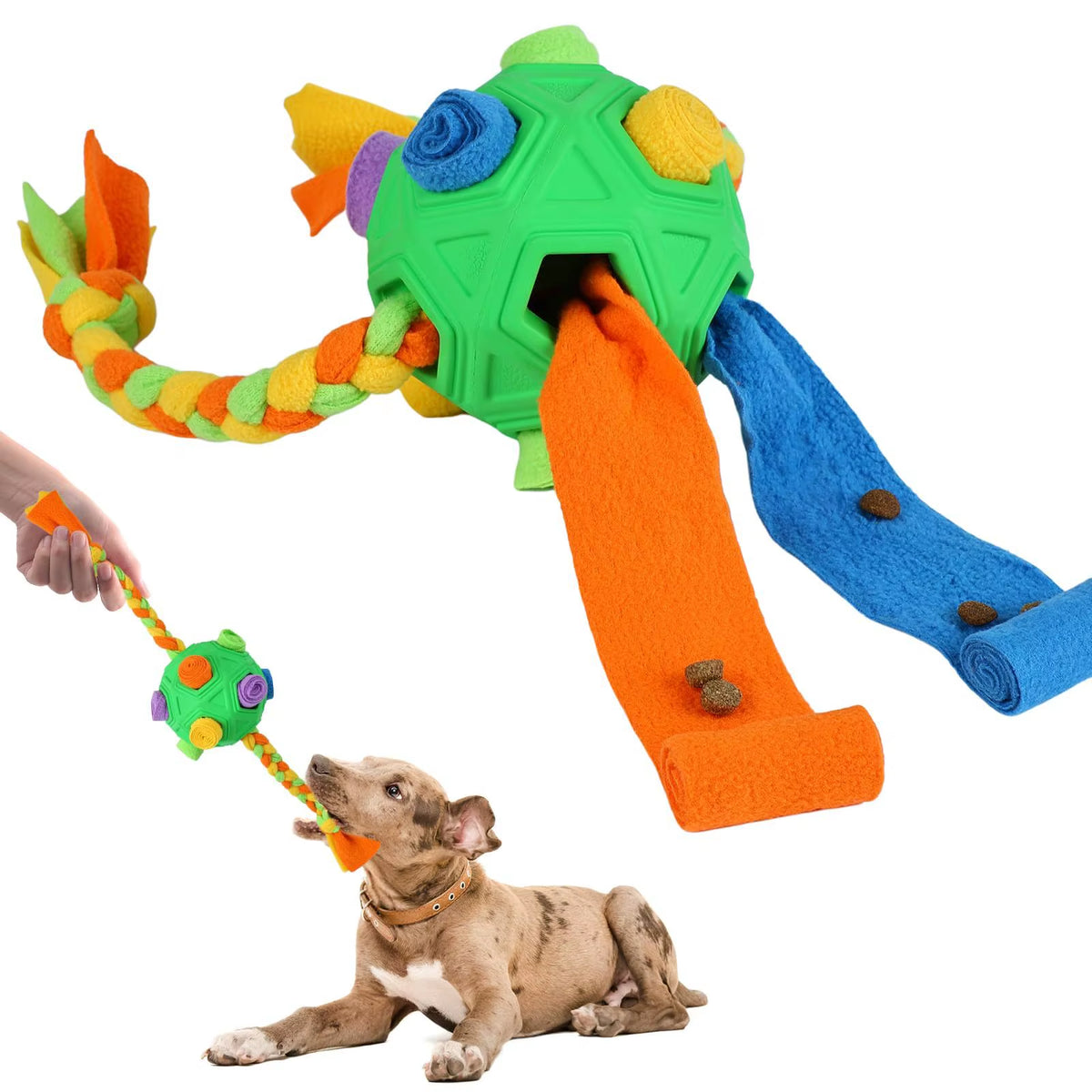 Snuffle Ball Treat Toy for Dogs: Interactive Slow Feeder That Keeps Them Busy & Sniffing