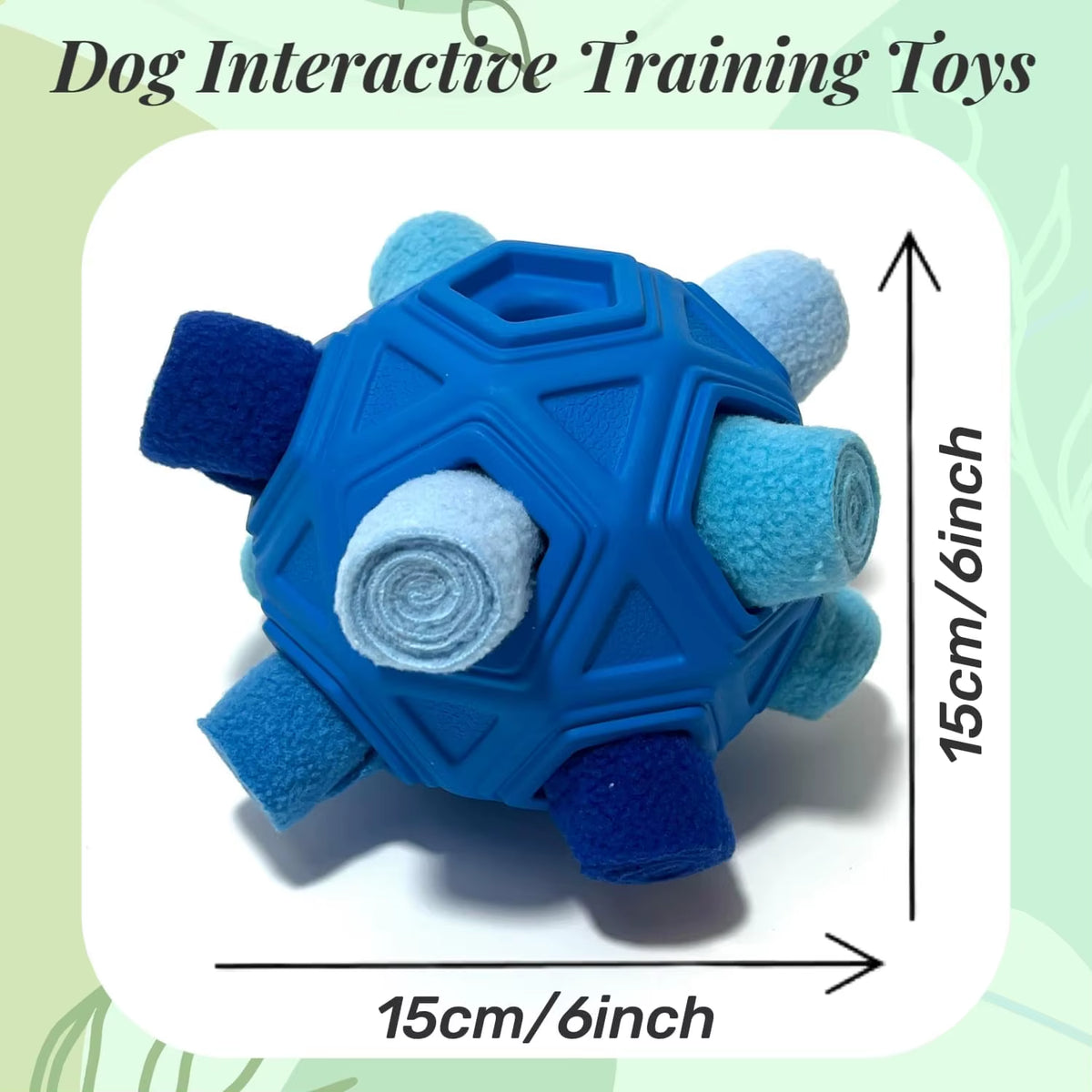 Snuffle Ball Treat Toy for Dogs: Interactive Slow Feeder That Keeps Them Busy & Sniffing