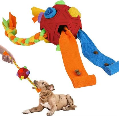 Snuffle Ball Treat Toy for Dogs: Interactive Slow Feeder That Keeps Them Busy & Sniffing