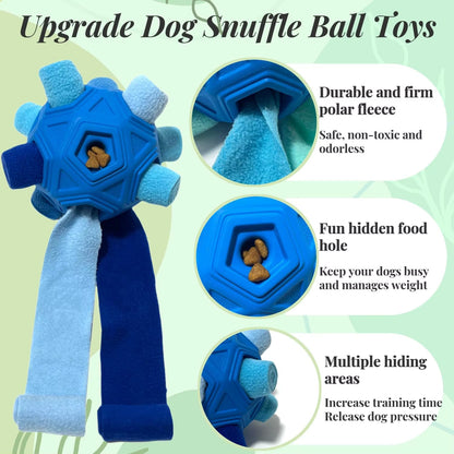 Snuffle Ball Treat Toy for Dogs: Interactive Slow Feeder That Keeps Them Busy & Sniffing